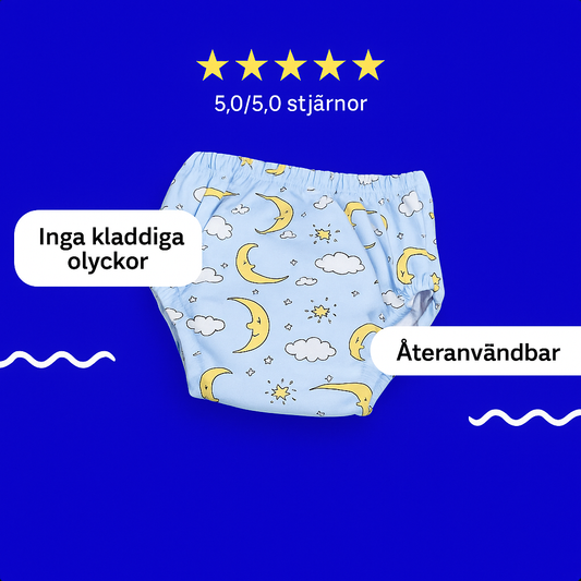 Lilla Steget – träningsblöjan som hjälper ditt barn att lära sig gå på toa